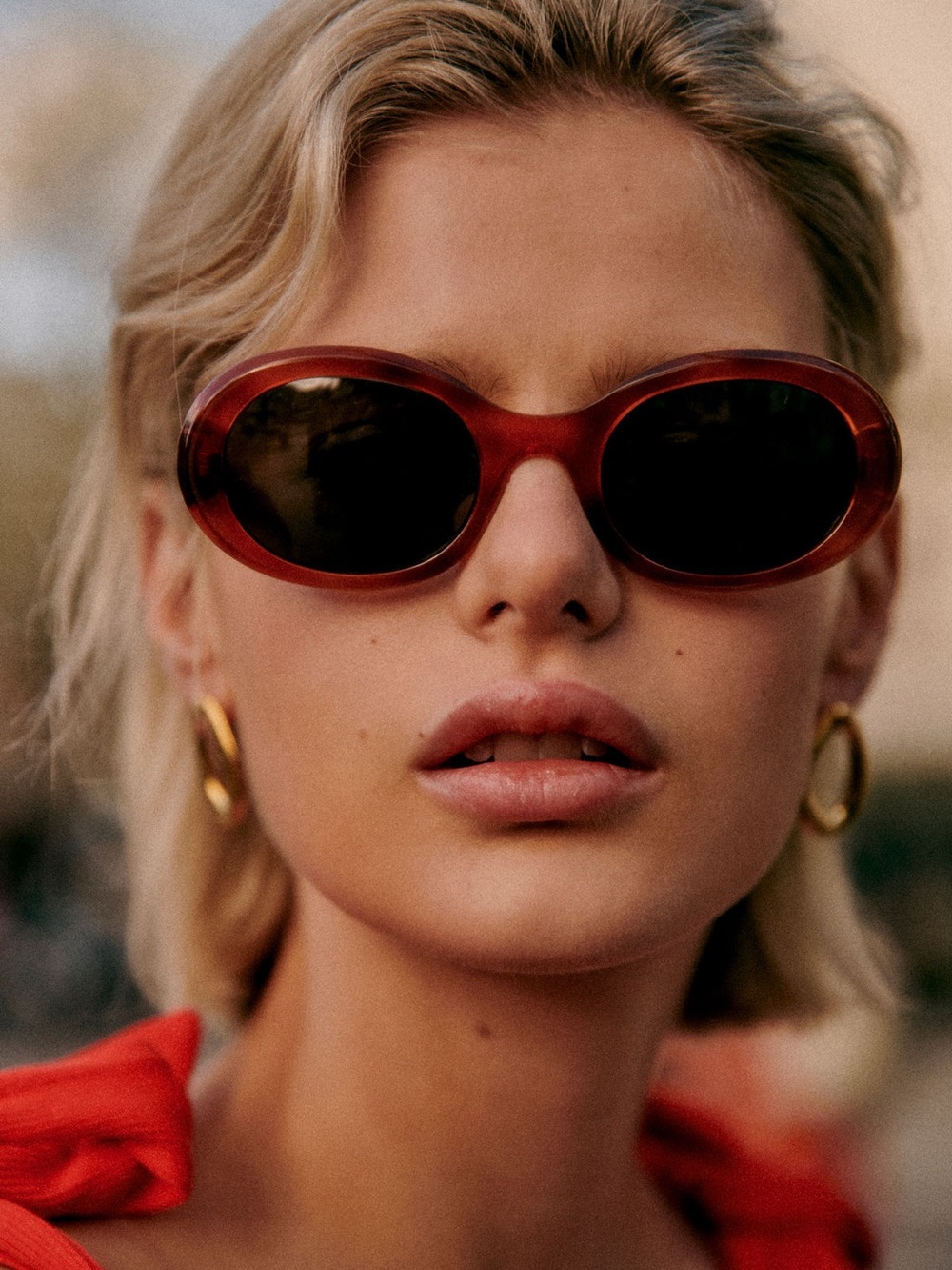 Sezane Alma Tortoise Sunglasses